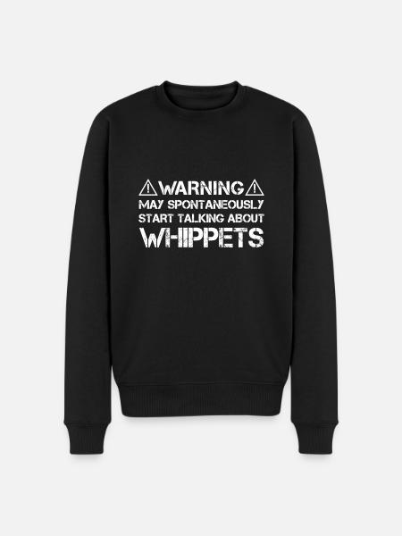 Whippet - Männer Premium Bio Pullover - Schwarz