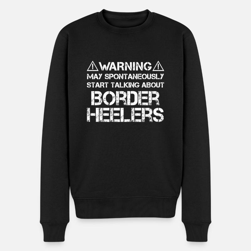 Bordure Heeler - Pull Premium bio Homme - noir