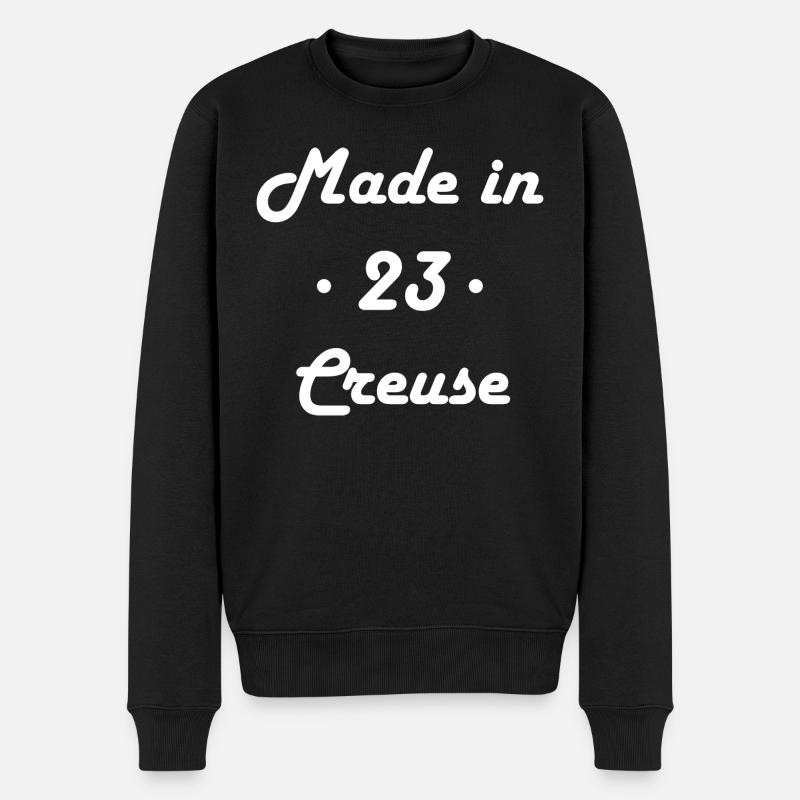 Made in Creuse - Pull Premium bio Homme - noir