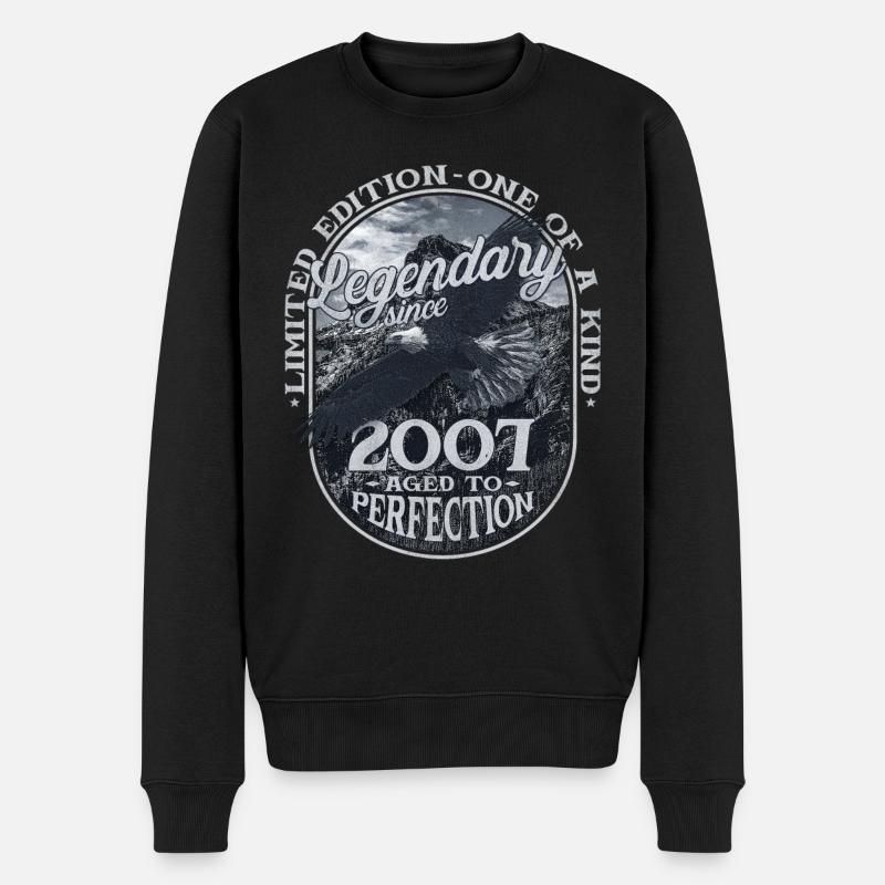 Légendaire depuis 2007 - Pull Premium bio Homme - noir
