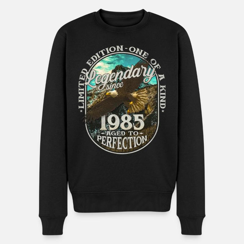 Légendaire depuis 1985 - Pull Premium bio Homme - noir