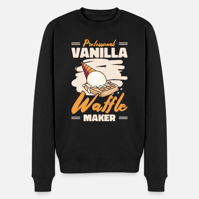 Professional Vanilla Waffle Maker - Männer Premium Bio Pullover - Schwarz