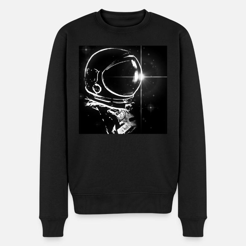 Space man - Pull Premium bio Homme - noir