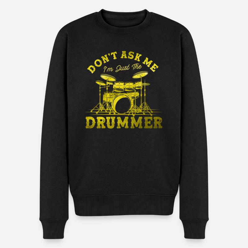 Drummer Drummer Drums Drums Gift - Pull Premium bio Homme - noir
