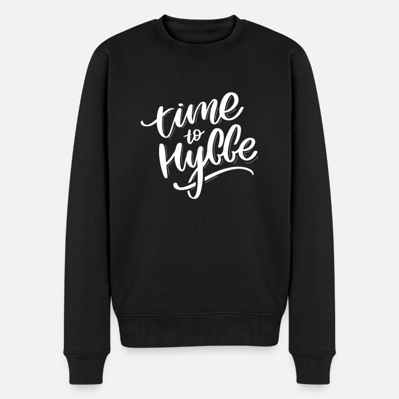 time to hygge - Pull Premium bio Homme - noir