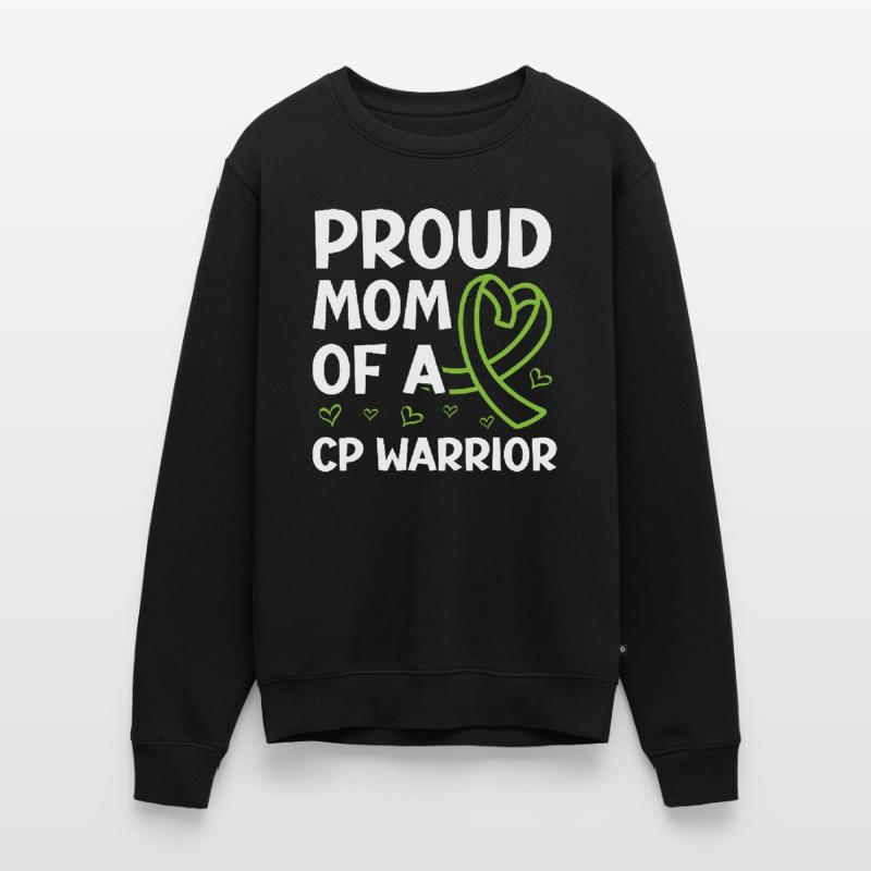 Stolze Mutter einer CP Warrior Zerebralparese Mutter Männer Premium Bio Pullover