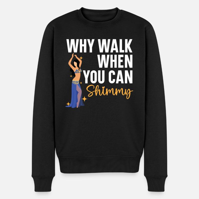 Bauchtanz ist das beste Antidepressivum Shimmy - Männer Premium Bio Pullover - Schwarz
