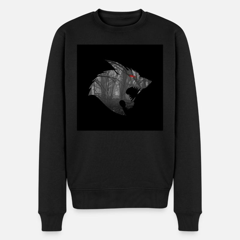 LOUP-GAROU - Pull Premium bio Homme - noir