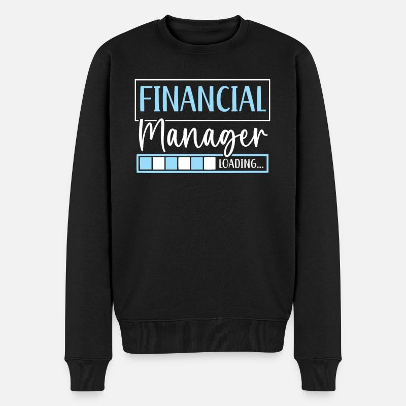 Finanzmanager Loading Job Beruf - Männer Premium Bio Pullover - Schwarz