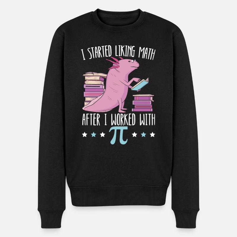 J’ai commencé à aimer les maths après avoir travaillé avec Pi Day - Pull Premium bio Homme - noir
