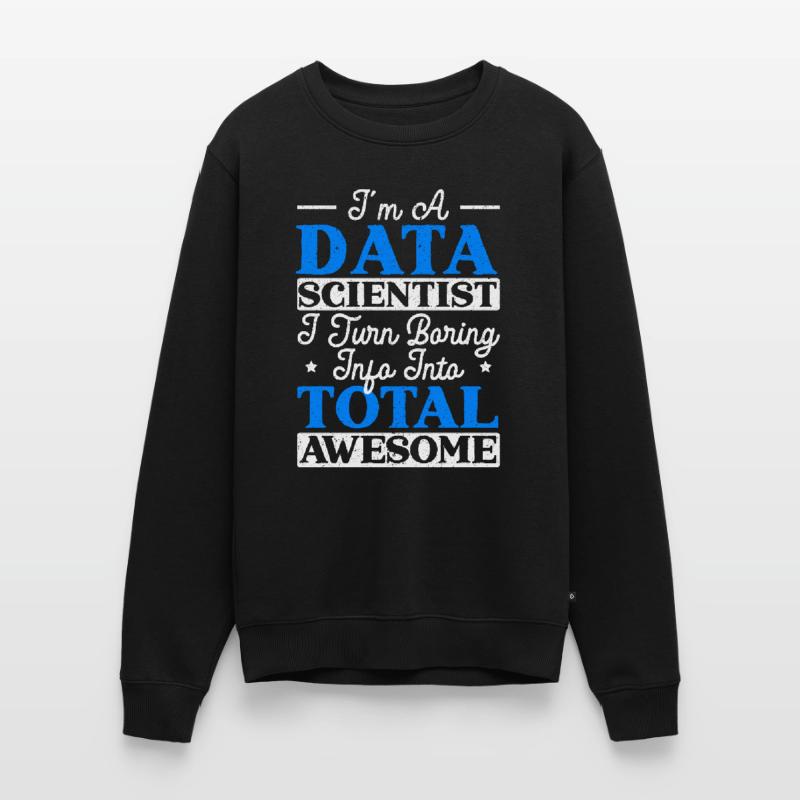 Data Whisperer Job Data Scientist Data Science Men's Premium Organic Jumper