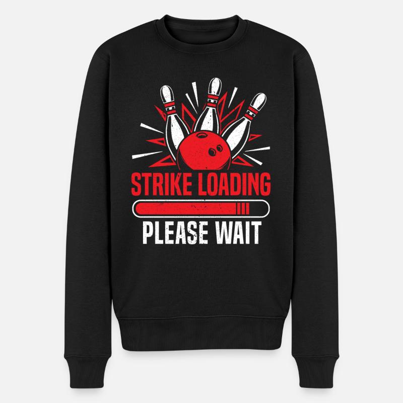 Strike Chargement Bowling - Pull Premium bio Homme - noir