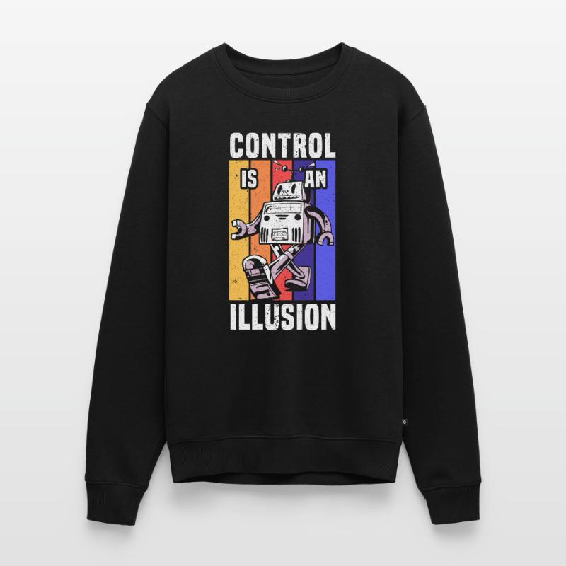 Control Is An Illusion Artificial Intelligence Men's Premium Organic Jumper