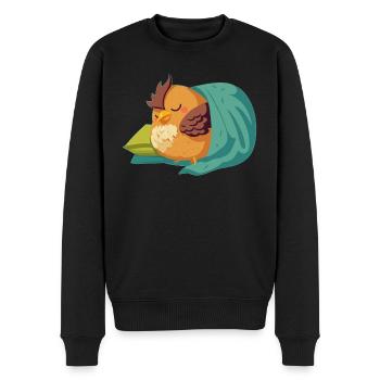 Hühnerzüchter Hühnerflüsterer Nutztier - Männer Premium Bio Pullover - Schwarz - Vorne - Nico (187cm)