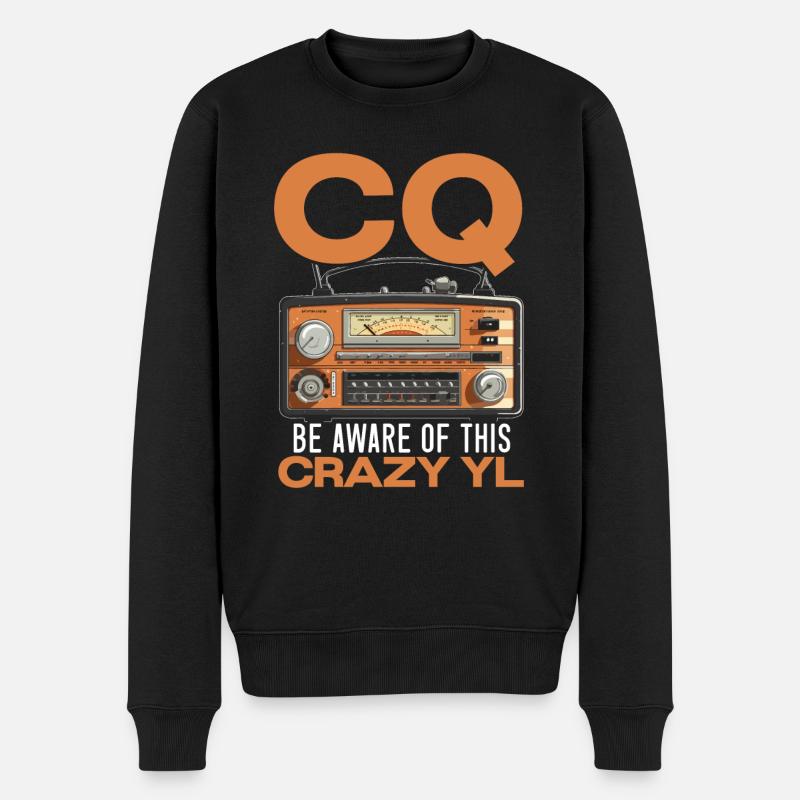 Amateurfunker Morsecode Radioaktivität - Männer Premium Bio Pullover - Schwarz