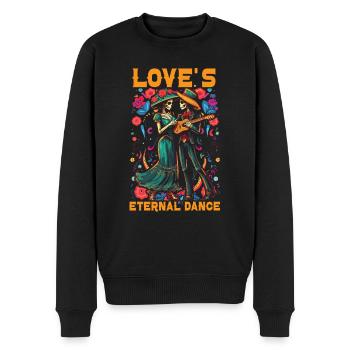 Dia De Los Muertos Sugar Skull Vacances mexicaines - Pull Premium bio Homme - noir - Devant - Nico (187cm)