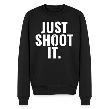 Basketball Just Shoot It Gift Idea Sports - Pull Premium bio Homme - noir - Devant - Nico (187cm)