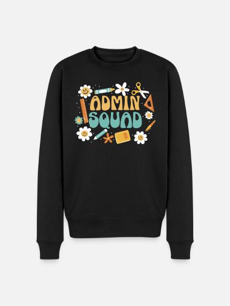 Schulverwalter Schulleiter Admin Squad - Männer Premium Bio Pullover - Schwarz