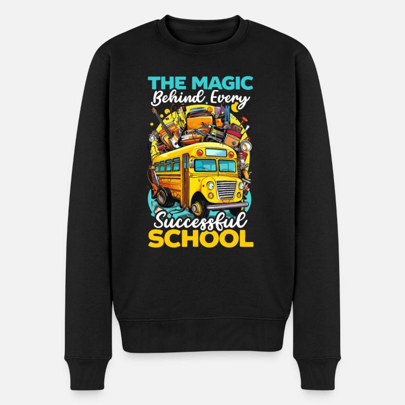 Schulverwalter Schulleiter Admin Squad - Männer Premium Bio Pullover - Schwarz