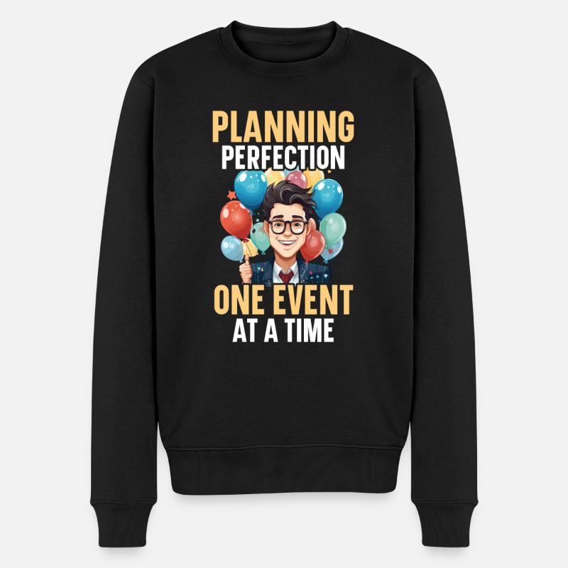 Veranstaltungsplaner Koordinator Job Eventplanung - Männer Premium Bio Pullover - Schwarz