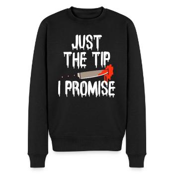 Halloween Men Horreur juste le conseil que je promets - Pull Premium bio Homme - noir - Devant - Nico (187cm)