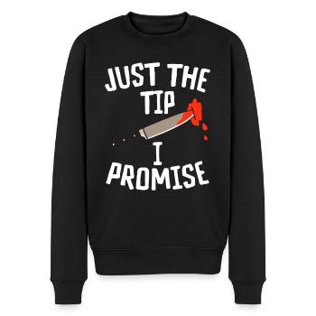 Halloween Men Horreur juste le conseil que je promets - Pull Premium bio Homme - noir - Devant - Nico (187cm)