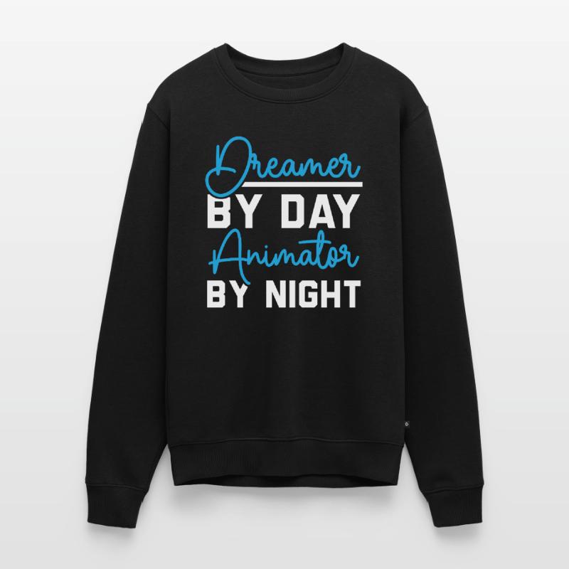 3d Animator Animate Key Frames Rendering Animation Men's Premium Organic Jumper