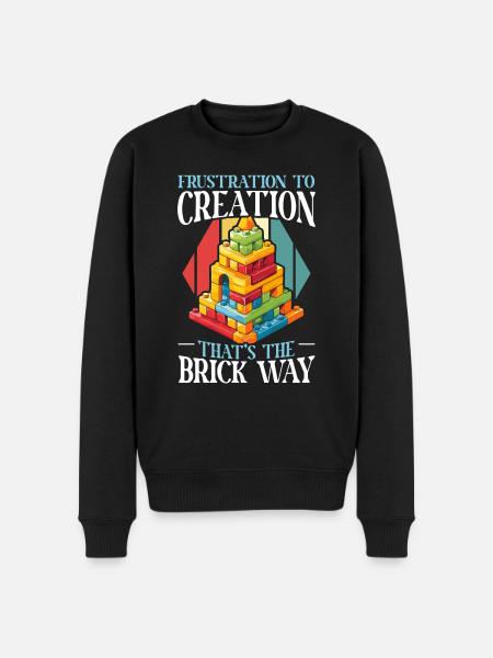 Master Builder klodser leger byggeklodser - Økologisk premium-sweatshirt til mænd - sort