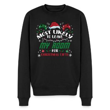 Weihnachten Xmas Gaming Gamer Spruch Lustig Humor - Männer Premium Bio Pullover - Schwarz - Vorne - Nico (187cm)
