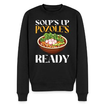 Pozole Liebhaber Mexikanisches Essen Mexiko Küche Feinschmecker - Männer Premium Bio Pullover - Schwarz - Vorne - Nico (187cm)