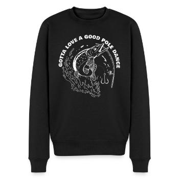 Pêcheur Pêcheur Drôle Doit Aimer Une Bonne Pole Dance - Pull Premium bio Homme - noir - Devant - Nico (187cm)