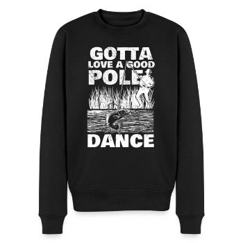 Pêcheur à la ligne Pêche Humour Gotta Love A Good Pole Dance - Pull Premium bio Homme - noir - Devant - Nico (187cm)