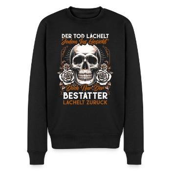 Bestatter Bestattungsfachkraft Geschenkidee Humor - Männer Premium Bio Pullover - Schwarz - Vorne - Nico (187cm)