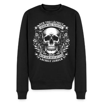 Bestatter Bestattungsfachkraft Geschenkidee Humor - Männer Premium Bio Pullover - Schwarz - Vorne - Nico (187cm)