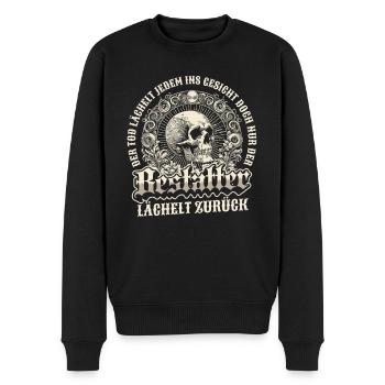 Bestatter Bestattungsfachkraft Geschenkidee Cool - Männer Premium Bio Pullover - Schwarz - Vorne - Nico (187cm)