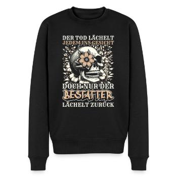 Bestatter Bestattungsfachkraft Geschenkidee Humor - Männer Premium Bio Pullover - Schwarz - Vorne - Nico (187cm)