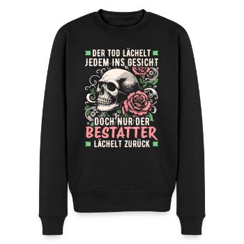 Bestatter Bestattungsfachkraft Geschenkidee Humor - Männer Premium Bio Pullover - Schwarz - Vorne - Nico (187cm)