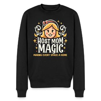 Host Mom Exchange Student Host Family Host Parent - Men's Premium Organic Jumper - black - Front - Nico (187cm)