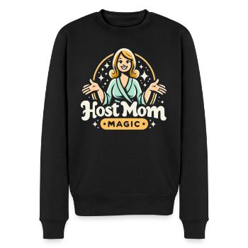 Host Mom Exchange Student Host Family Host Parent - Men's Premium Organic Jumper - black - Front - Nico (187cm)