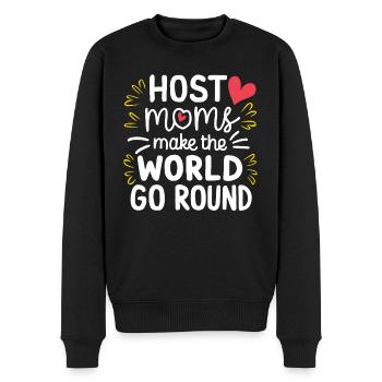 Host Mom Exchange Student Host Family Host Parent - Men's Premium Organic Jumper - black - Front - Nico (187cm)