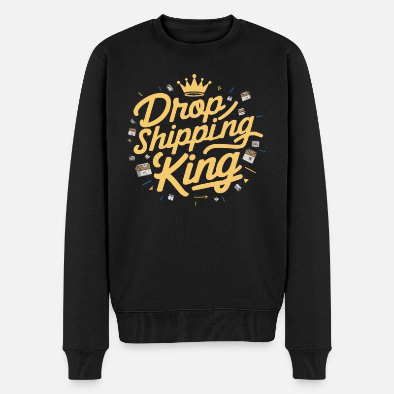 Dropshipping Business Ecommerce Entrepreneur - Pull Premium bio Homme - noir