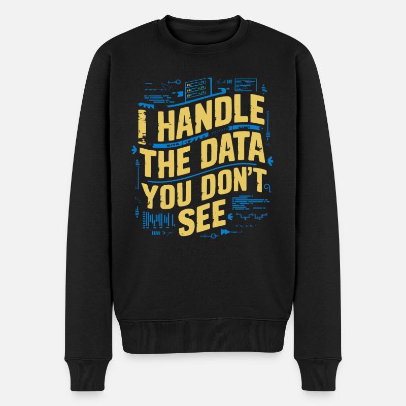 Backend-Entwickler Programmierung Softwareprogrammierer - Männer Premium Bio Pullover - Schwarz