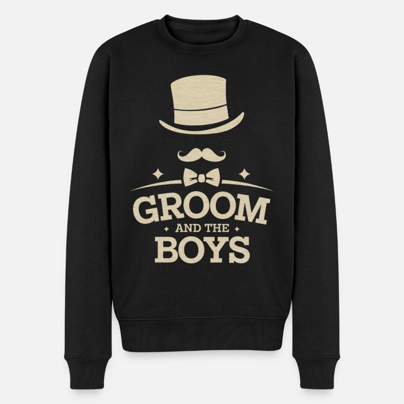 Marié Mariage Mariage - Pull Premium bio Homme - noir