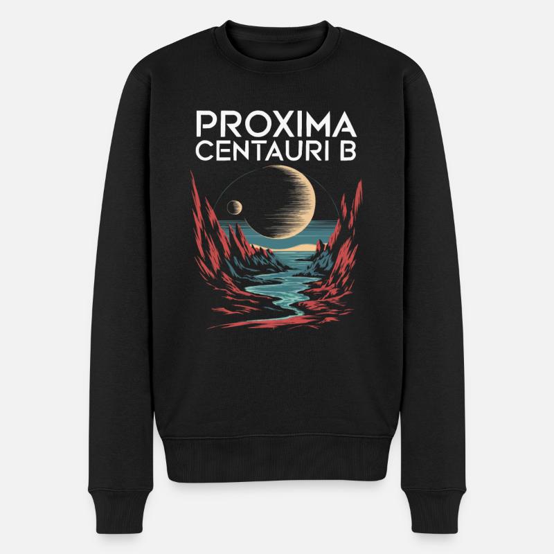 Exoplanète Univers Espace Astronome Astronomie - Pull Premium bio Homme - noir