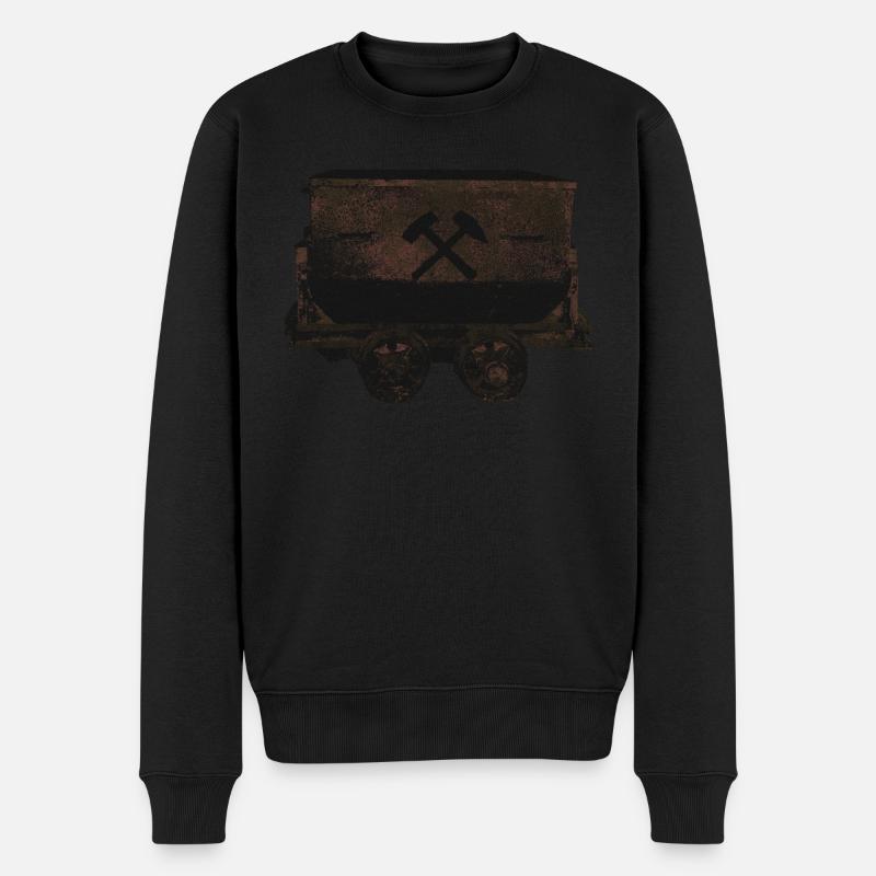 Mineur du savoir - Pull Premium bio Homme - noir