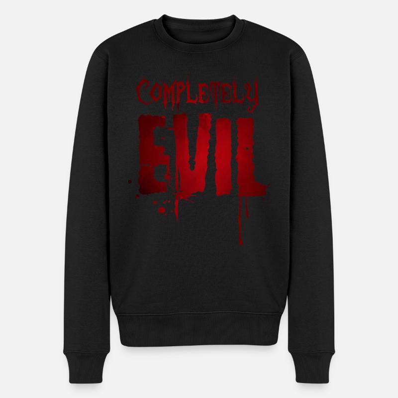 complètement maléfique - Pull Premium bio Homme - noir