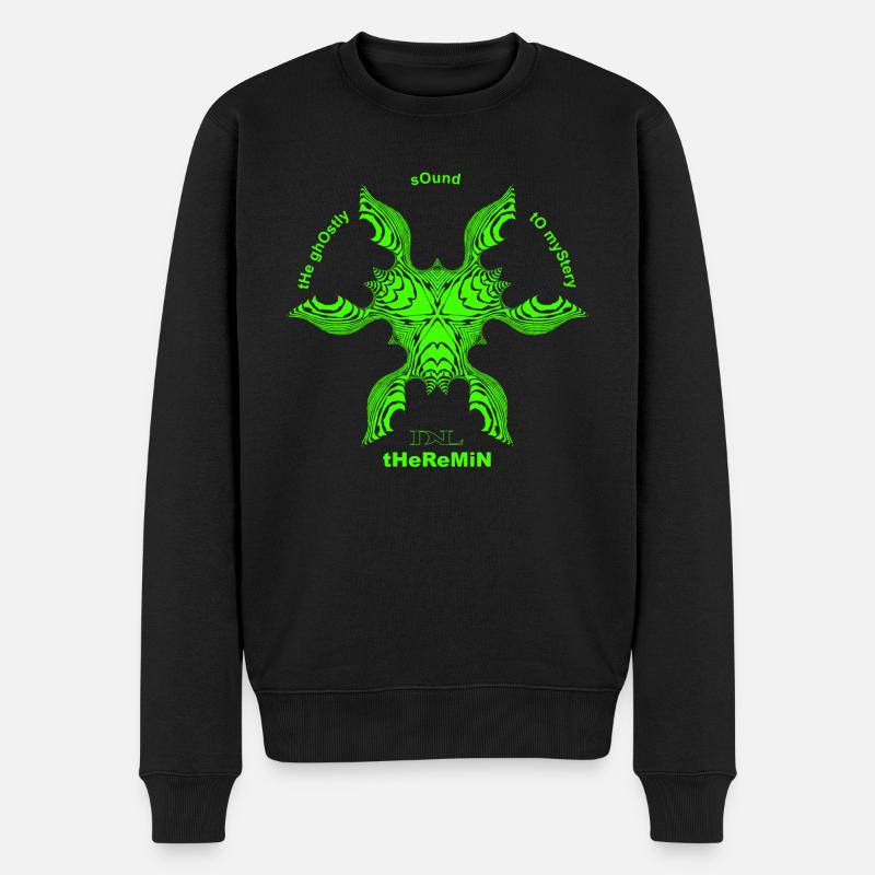 tHeReMiN mandala verd - Pull Premium bio Homme - noir