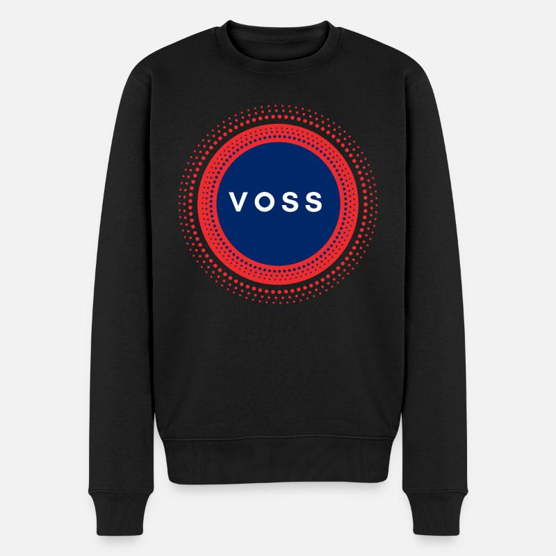 Voss Norwegen - Männer Premium Bio Pullover - Schwarz