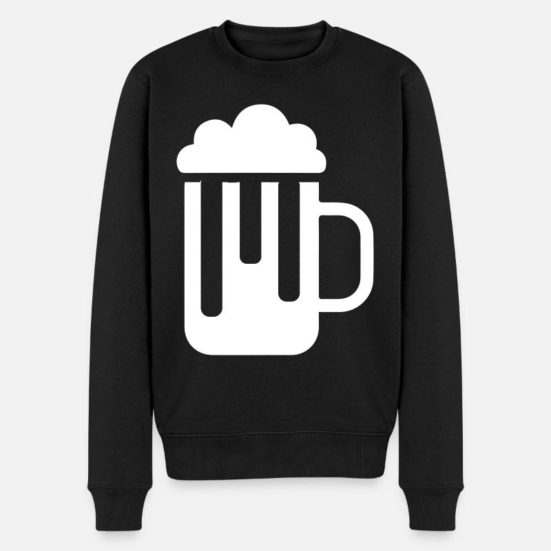 Verre à bière - Pull Premium bio Homme - noir