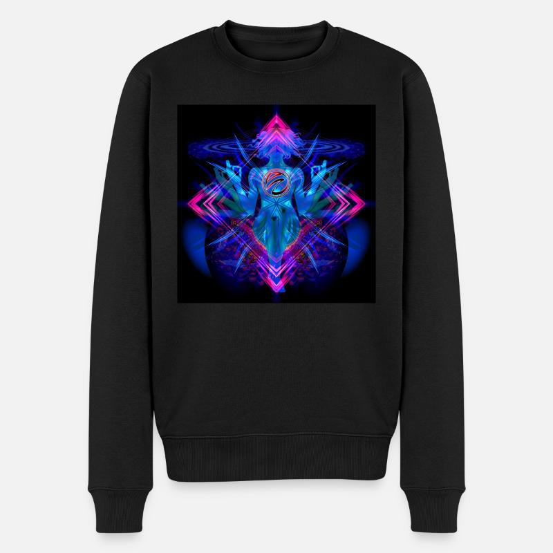 "Avalokiteśvara" Psytrance Goa Trance Style - Pull Premium bio Homme - noir